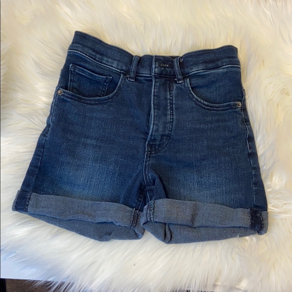 Express Midi High Rise Shorts!